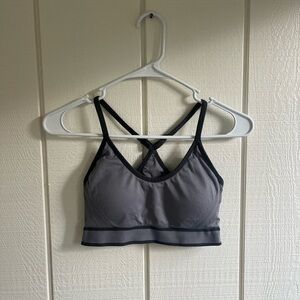 Avia Gray Low Support Seamless Sports Bra